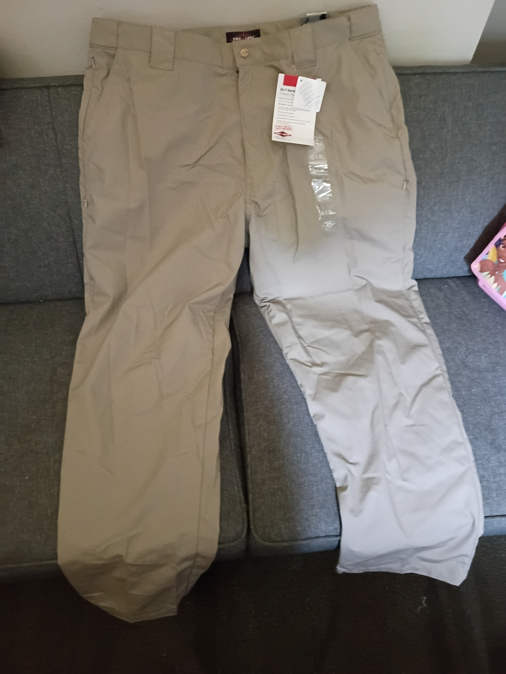 Men's Khaki Tactical Outdoor Pants - Lightweight Comfort